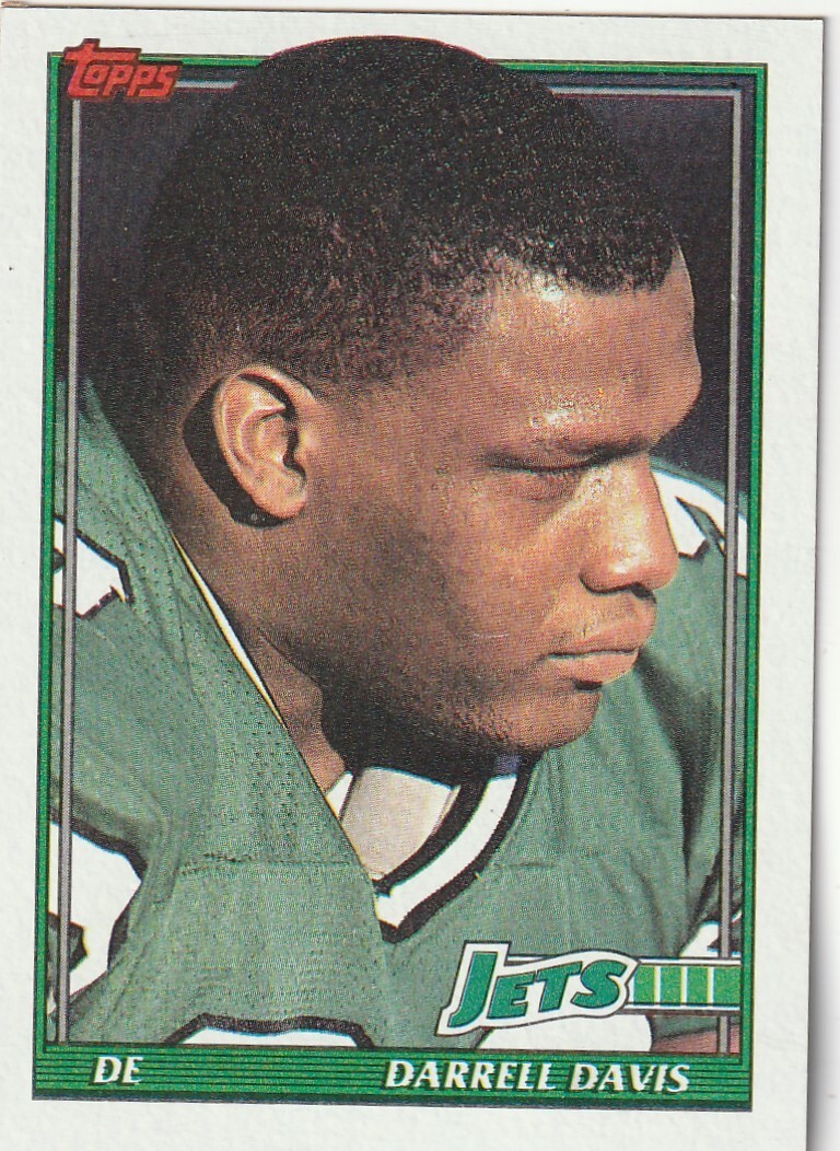 FREE SHIPPING-MINT-1991 Topps Darrell Davis #464 EAGLES PLUS BONUS CARDS
