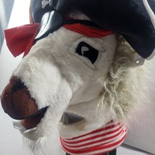 Jolly Llama Pirate Horse Big Head Plush Mask Halloween Costume Cosplay Unique