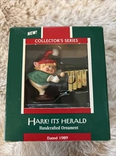 NEW 1989 HALLMARK Ornament HARK! IT'S HERALD QX4555 1st in Series Mint in Box 
