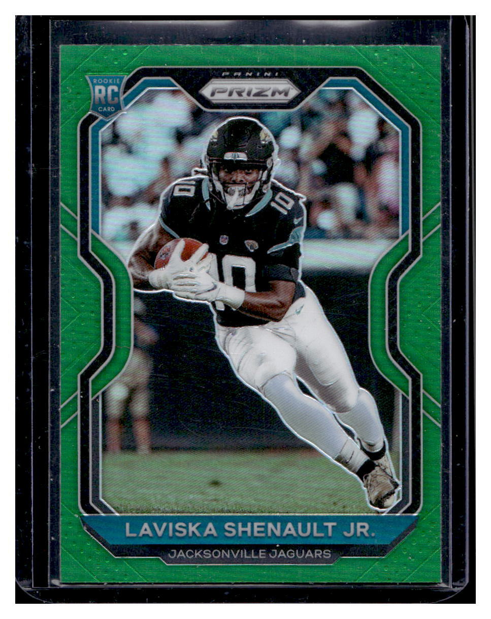 2020  Panini Prizm #350 Laviska Shenault Jr. Green Prizm RC Jaguars
