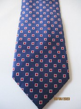 Jos A Bank Blue Silk Neck Tie