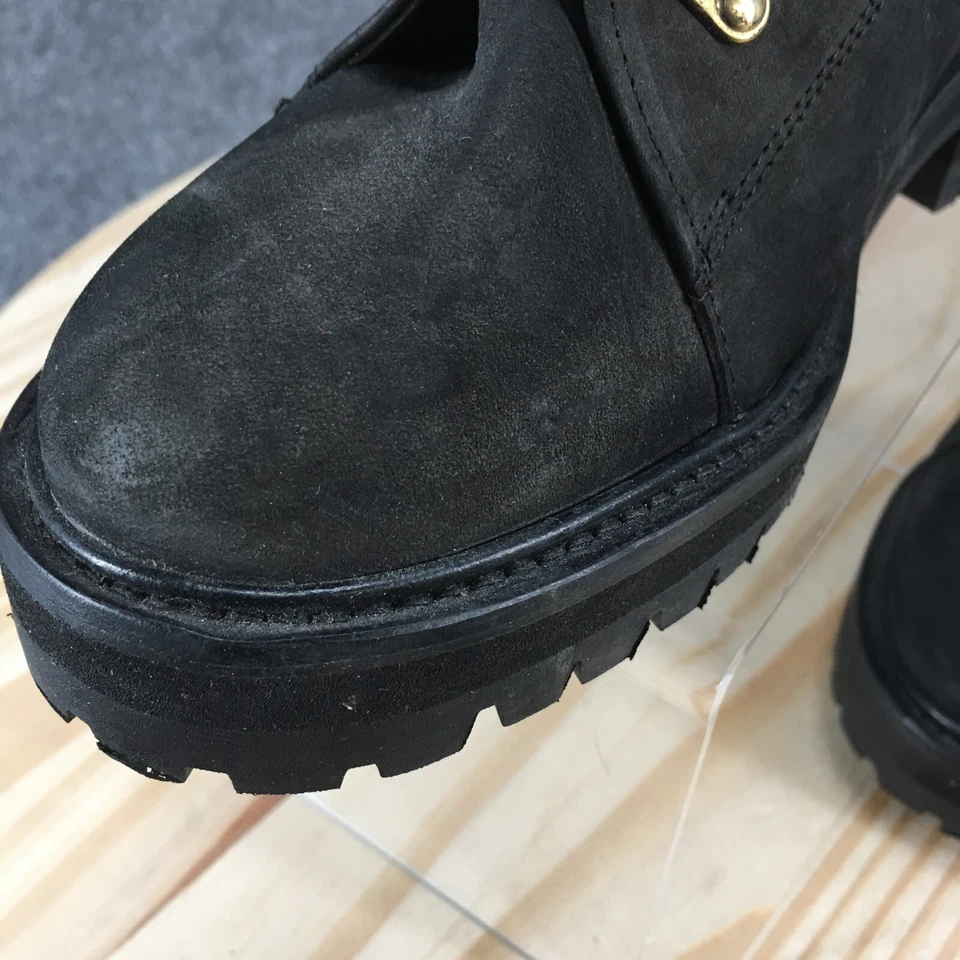 And Other Stories Botas Mujer 7 Informales Tobillo Combate Cómodas Cuero Negro Foto 4 de 4