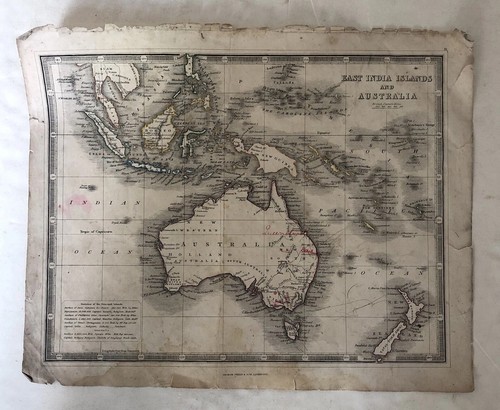1852 Australia And East India Islands George Philip & Son Liverpool