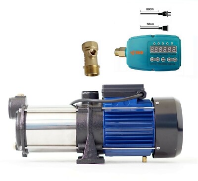 Gartenpumpe HMC 145-4SH INOX - 1100W/230V 8700 L/h 5 bar + Pumpensteuerung SX