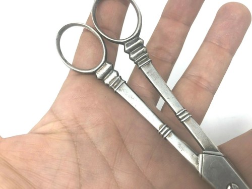 Pair Of Scissors To Grape & Solid Silver & Oenology & Vine & XIX ° Th Century - Picture 9 of 9