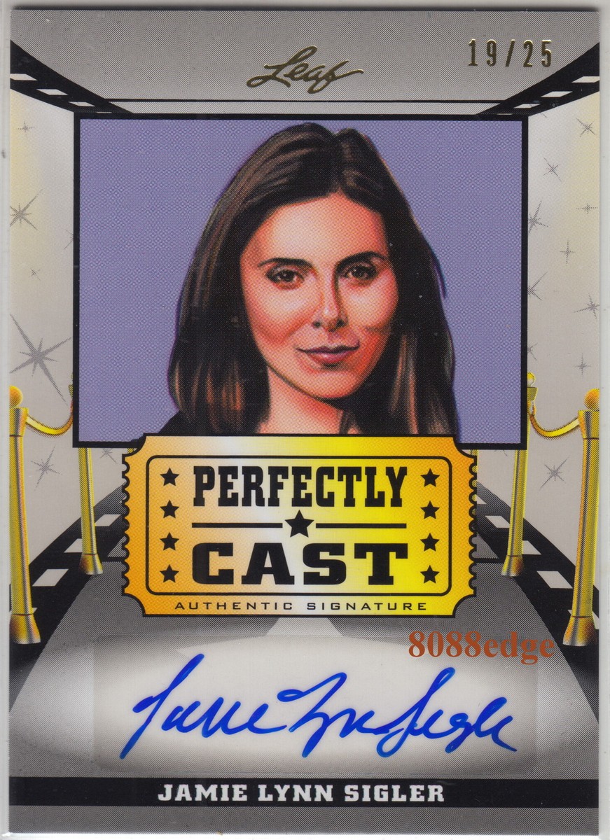 2014 POP CENTURY PERFECTLY CAST AUTO: JAMIE LYNN SIGLER #19/25