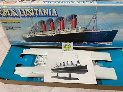 Mr. Hobby R.M.S Lusitania Ship 1/350 scale plastic Model Kit 