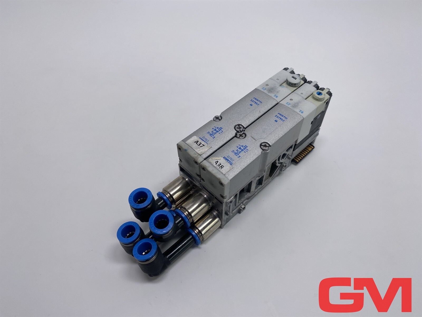 Festo Valve Unit 2X VMPA2-M1H-M-PI 537952 + VMPA2-FB-EMG-4 537984