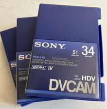 SONY PDV-34N PROFESSIONAL DVCAM VIDEO TAPE NEW