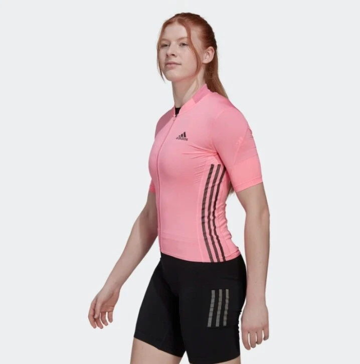 Adidas Women’s The Jersey Cycling Jersey Pink - Image 2 of 4
