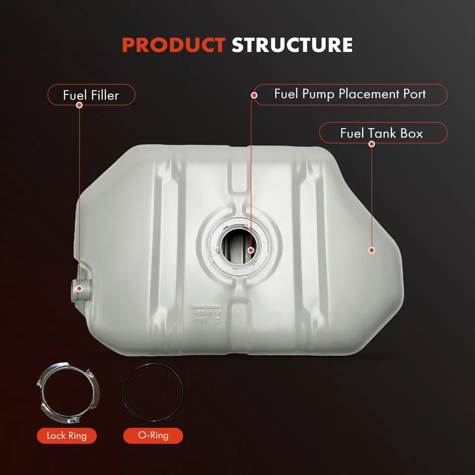 Tanque de combustible plateado de 20 galones para Chevrolet S10 Blazer GMC S15 Jimmy 1983 1984 1985 Foto 2 de 4