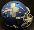 Barry Sanders Signed F/S Alternate Speed Helmet Schwartz COA Detroit Lions HOF