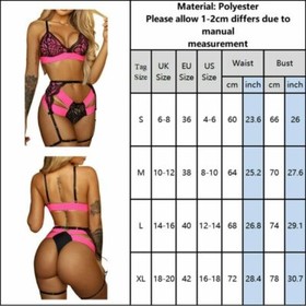 Lingerie Sleepwear Underwear   Bra Set Womens Ladies Sexy Lace Thong Nightwear