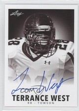 2014 Leaf Originals 1960 Design Terrance West #TW1 Auto 0m0