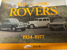 The Classic Rovers, 1934-77 (Collector's Guides) - Taylor, James 1983 EDITION
