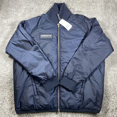 Adidas Spezial Bramhope Bomber Jacket Size Large Men Night Navy KA3903