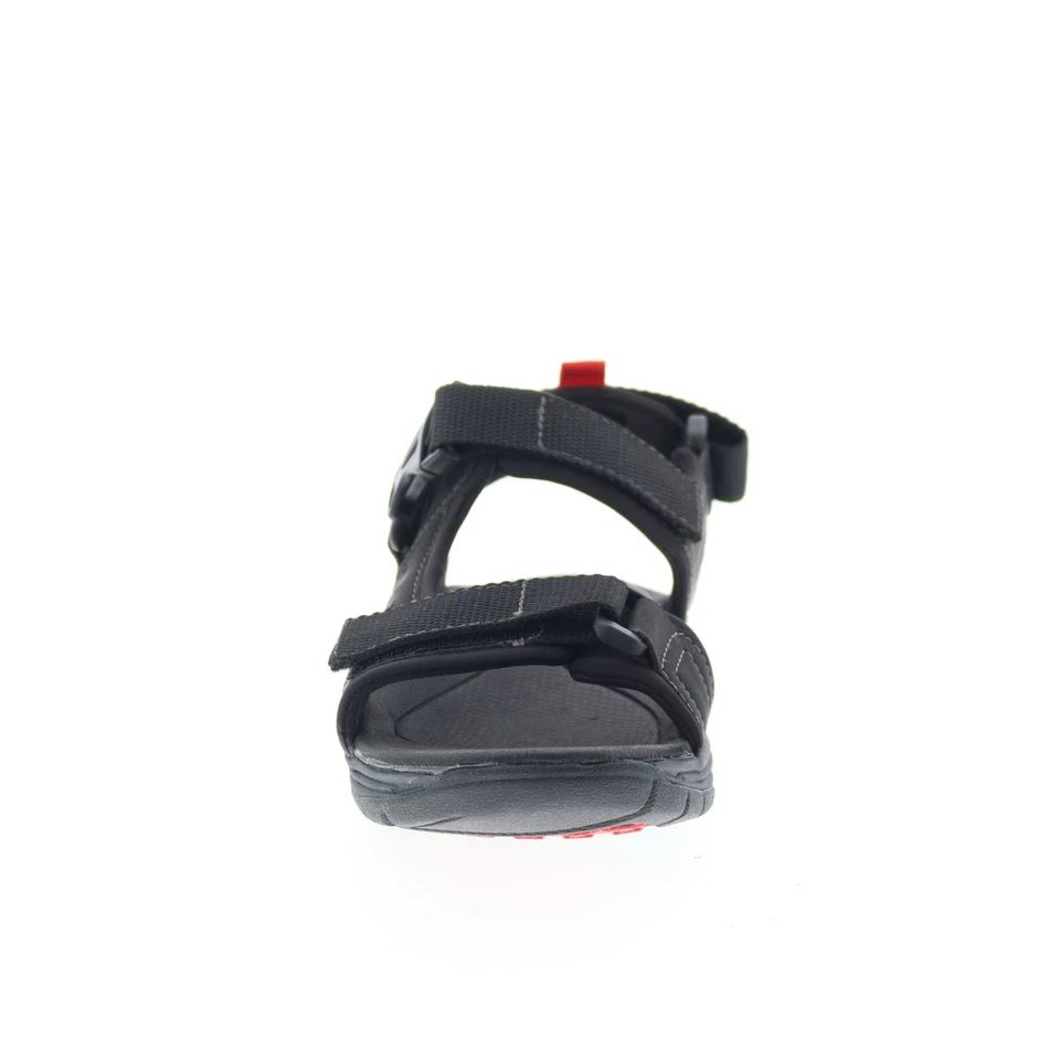 Sandalias deportivas Dunham Nolan Water Friendly CH9116 para hombre de cuero negro zapatos Foto 3 de 4