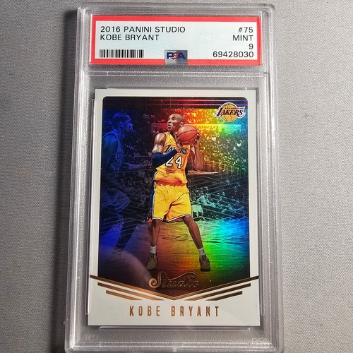 2016 Panini Studio Kobe Bryant PSA 9