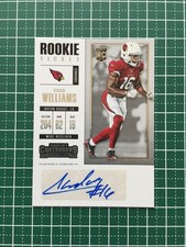 PANINI 2017 NFL CONTENDERS #200 CHAD WILLIAMS ARIZONA CARDINALS Card ROOKIE...