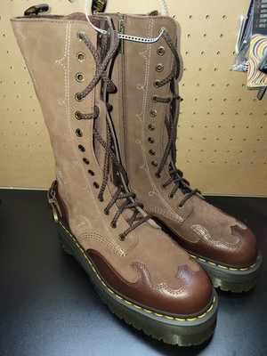 Dr. Martens Gothic Americana 1B99 mid calf platform boot US 11 L