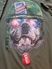 UNISEX t shirt American Patriotic 2XL Stars/strips/winning fights USA