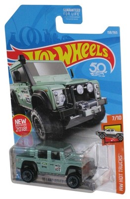Hot Wheels HW Hot Trucks 7/10 (2018) Grün '15 Land Rover Defender Double Cab To