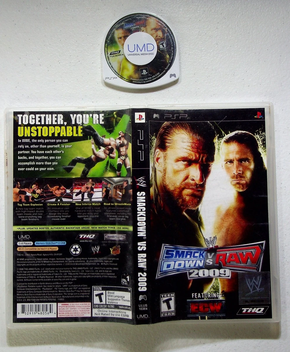 WWE Smackdown vs Raw 2009 sur PlayStation Portable