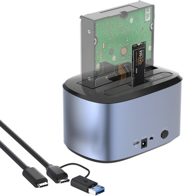 M.2 Nvme & SATA Hard Drive Docking Station, Offline Cloning