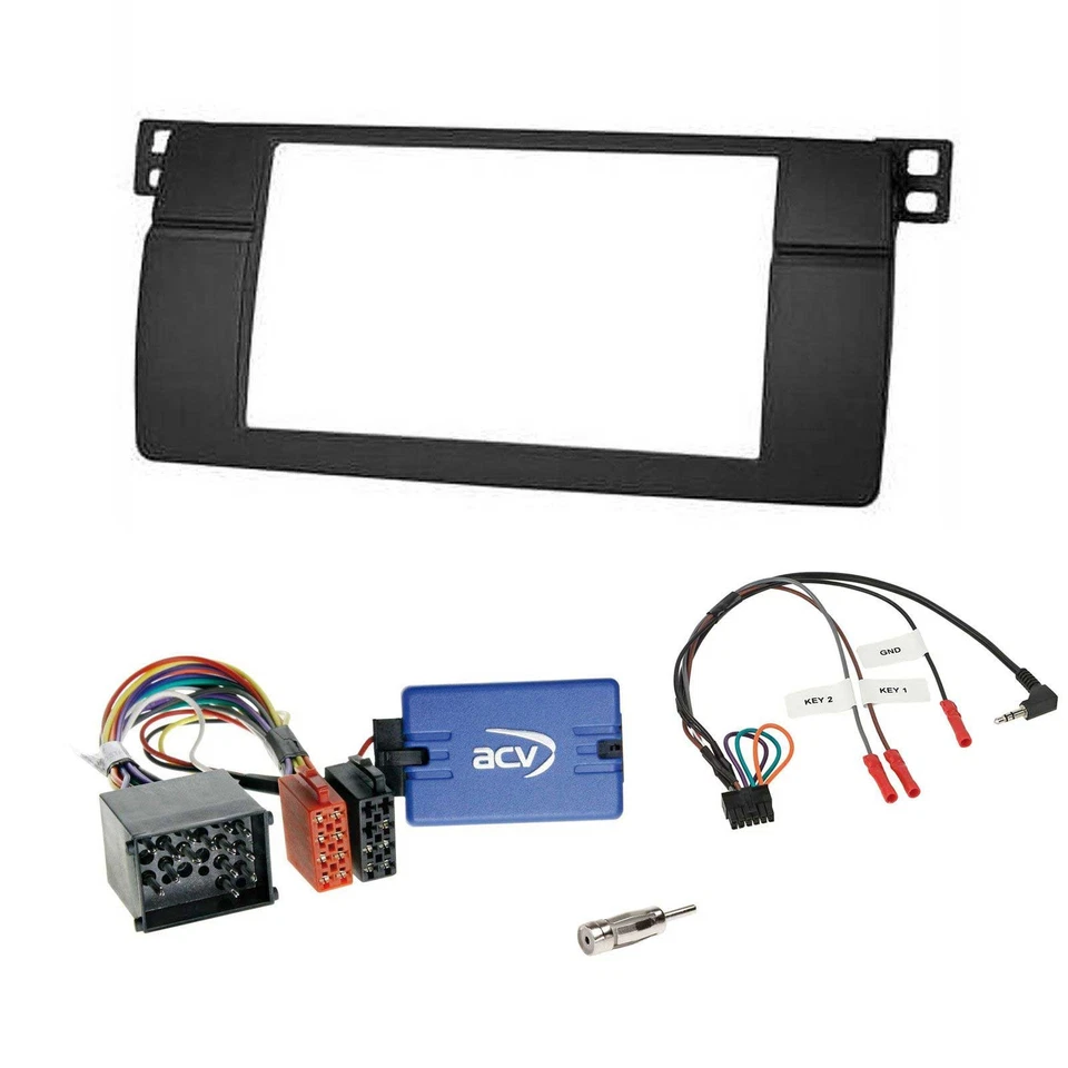 Pioneer CD USB Lenkrad Bluetooth 2DIN DAB Autoradio für BMW 3er E46 00-06 Profi - Bild 3 von 4