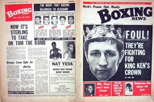 Original Old Vintage Print Boxing 1972 Floyd Frazier Sterling Bethea Mccormack
