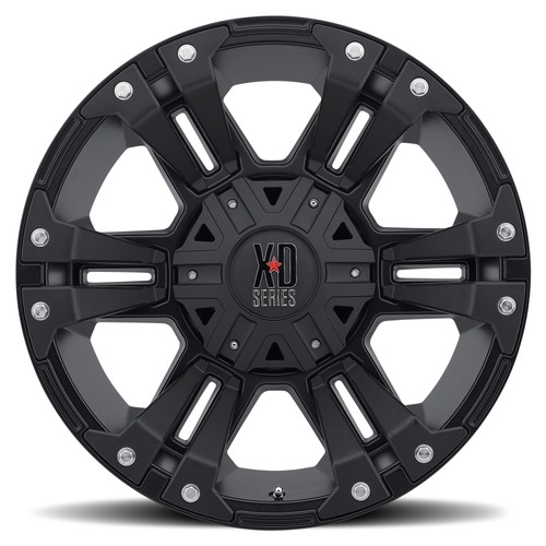 XD XD822 Monster II 18x9 8x6.5 Matte Black Wheel 18" 18mm Rim - Bild 2 von 6