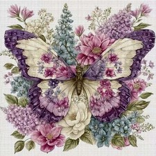 Butterfly Animals Diamond Painting Kits for Adults Beginners, Flower 5D Diamond