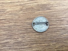 1918 ANTIQUE VICTORIAN HALF RUPEE SILVER LOVE TOKEN COIN REDUCED TO CLEAR