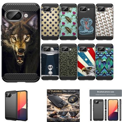Case For [Google Pixel 9A][Flex TPU Fiber SET15] Matte Slim Flexible