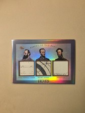 2023 Pieces Of The Past william sherman Robert E Lee Stonewall Jackson /50 Relic