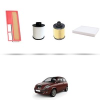 Hoffcar Set Service - 4 Filter FüR Lancia Ypsilon 1.3 Jtd 66Kw Von 2006 Al 201