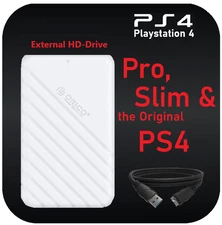 1TB Portable External USB 3.0 Hard Drive Storage HDD for PS4 (all models)