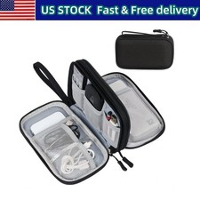 Portable Electronic Organizer Travel Cable Storage Bag Cord Case Accessories US