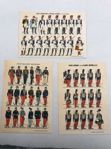 3 postcards Imagerie Pellerin - Epinal