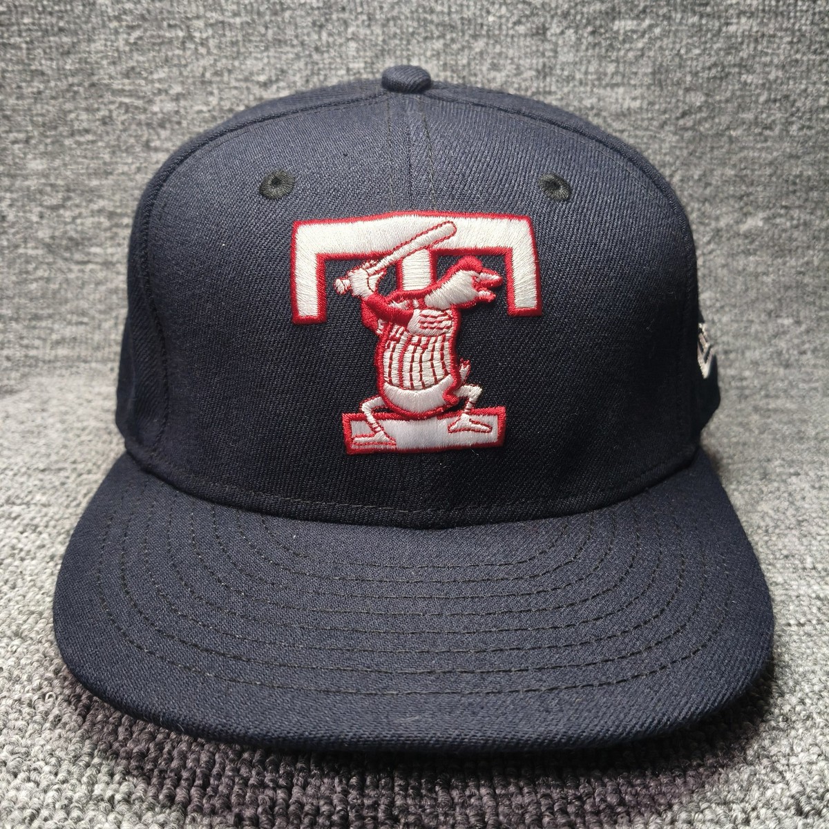 New Era Toledo Mud Hens 59FIFTY Fitted Hat Navy 7 3 8 MiLB Cap