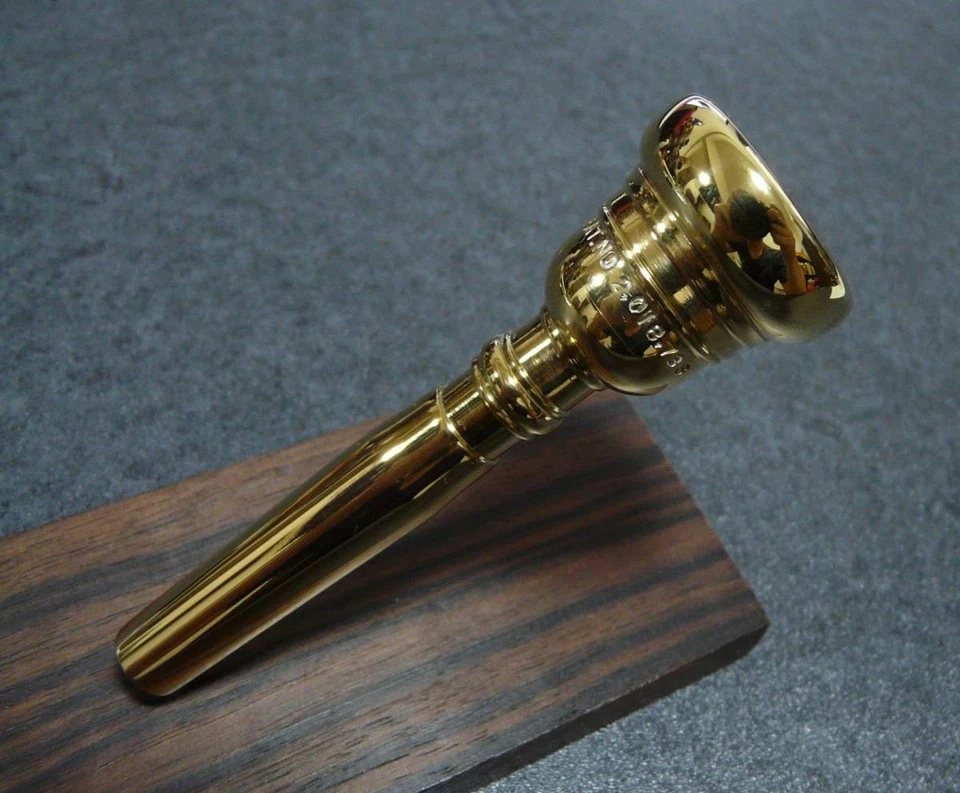 Boquilla trompeta vintage parduba chapada en oro 5 Foto 3 de 4