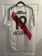 Camiseta de fútbol original River Plate 2006/07 adultos mediana Adidas Higuaín #19