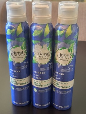 Herbal Essences bio:renew Foam Conditioner Blue Ginger 170g Paraben-Free Unisex