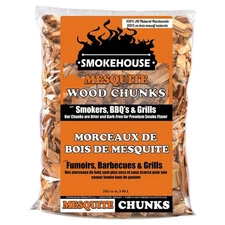 Smokehouse Mesquite Wood Chips, All Natural for Premium Smoke Flavor, 12 pack