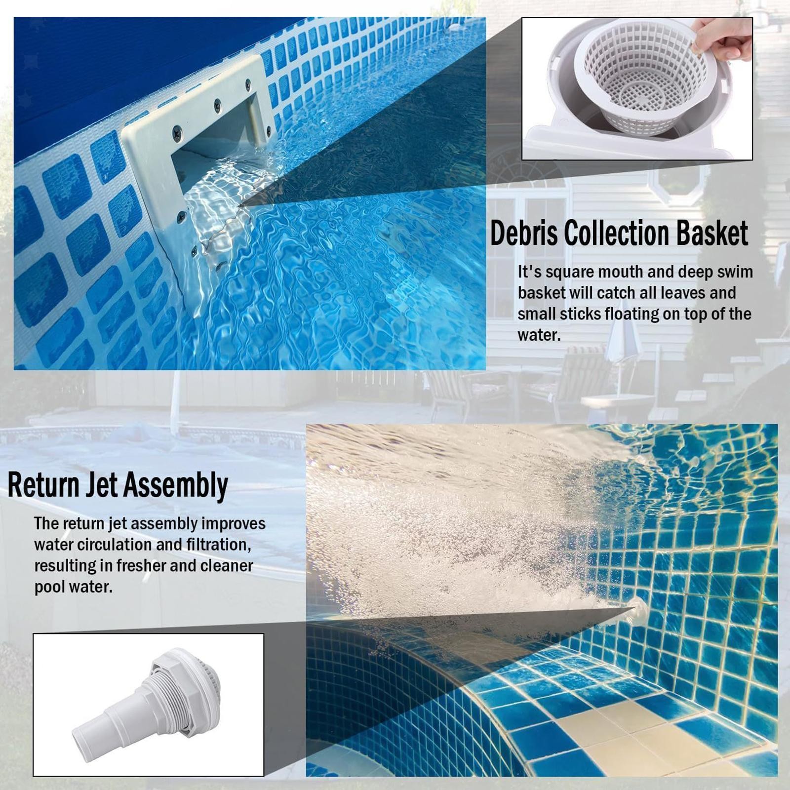 Piscina skimmer pezzi di ricambio premium bocche per piscine fuori