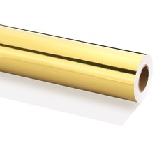 Metallic Wrapping Paper, 12 Inch x 800 Inch(65.6Ft)Packing Paper Gold Tone