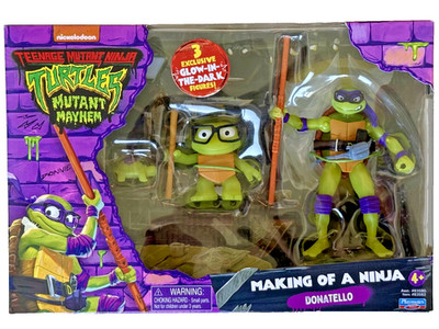 Nickelodeon Teenage Mutant Ninja Turtles Mayhem Making A Ninja Donatello Figures