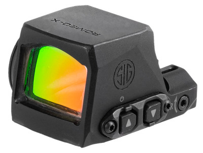 Sig  Electro-Optics SORX1280 Romeo-X Compact Black 1x24mm 3MOA Green Dot Reticle
