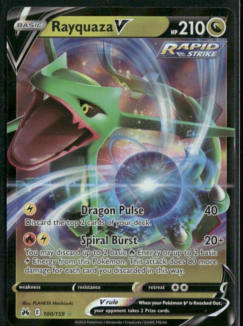Crown Zenith #100/159 Rayquaza V