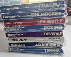 Intellivision Games Bulk Lot of 8 82.00 Value